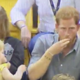 VIDEO: Prince Harry acts like a complete champ when a toddler steals his popcorn