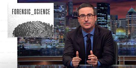 John Oliver uncovers a shocking problem with Forensic Science in the latest Last Week Tonight