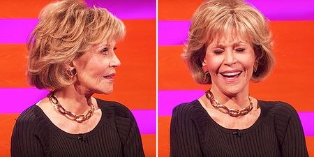 WATCH: The exact moment Graham Norton explained to Jane Fonda that her new film has a very rude sounding name