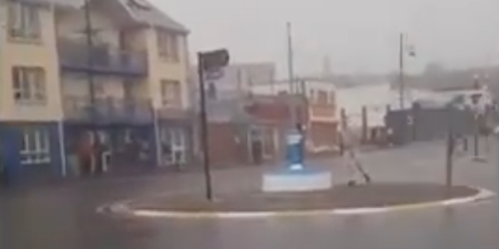 VIDEO: Man filmed streaking during height of Storm Ophelia in Waterford