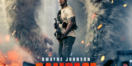 #TRAILERCHEST: The Rock fights a giant monkey, a giant wolf and a giant lizard in Rampage