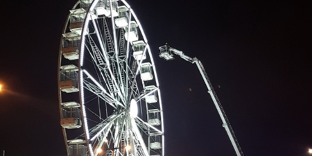 Big wheel in Eyre Square breaks down with 20 people stuck on board for hours