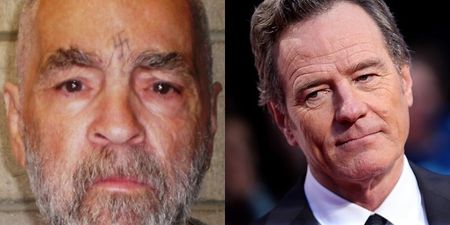 Bryan Cranston has described his brush with the late killer Charlie Manson