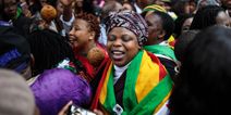 VIDEO: Jubilant Zimbabweans celebrate in the Harare streets as Robert Mugabe resigns