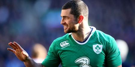 Everyone is loving Rob Kearney at the half-time point of the Ireland V Argentina game
