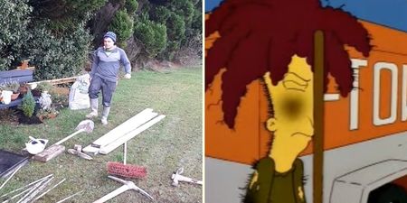 Mullingar man’s attempt at ‘hard hat challenge’ has painful, Sideshow Bob-style ending