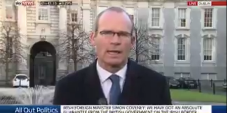 Irish Foreign Minister Simon Coveney answers Adam Boulton’s “do you think this week’s kerfuffle has been necessary?”