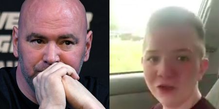Dana White’s tweet about a young boy called Keaton Jones is going viral