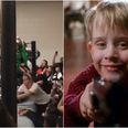 Macaulay Culkin breaks out Home Alone tactics to interrupt a wrestling match