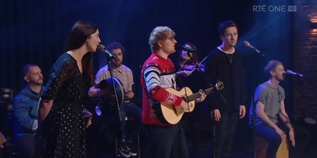 Ed Sheeran, Lisa Hannigan, Picture This and Beoga sing ‘Fairytale of New York’