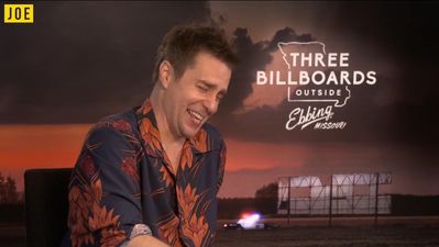 “It’s super f*cked up and hilarious” – Sam Rockwell chats about Oscar-favourite Three Billboards