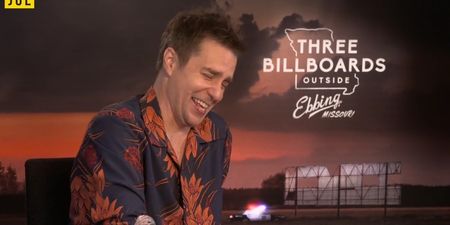 “It’s super f*cked up and hilarious” – Sam Rockwell chats about Oscar-favourite Three Billboards