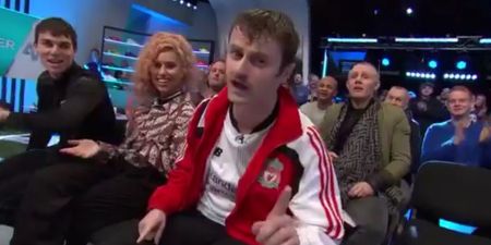 Liverpool fan from Cork performs “greatest Liverpool song of all time” on Soccer AM