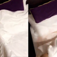 WATCH: An Irish woman did this to her bed following a lengthy tanning session