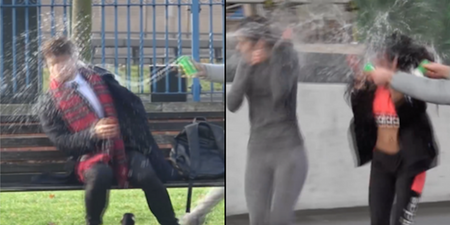 YouTuber throws liquid at terrified pedestrians in ‘acid attack’ prank