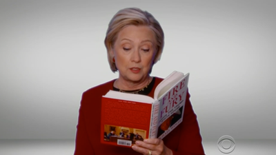 WATCH: Hillary Clinton performed a reading of the anti-Trump book Fire And Fury at the Grammys