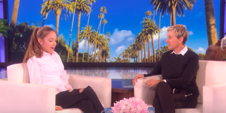 12-year-old Irish busker brings the house down on The Ellen DeGeneres Show