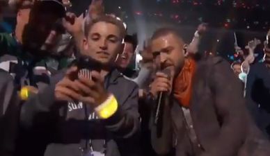 Forget Justin Timberlake, the ‘selfie kid’ was the real star of the Super Bowl half-time show