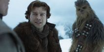 George Lucas helped direct a key scene in the new Han Solo movie