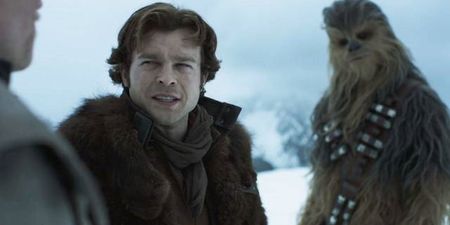 George Lucas helped direct a key scene in the new Han Solo movie