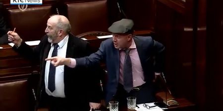 WATCH: Dáil briefly suspended following massive row between three TDs