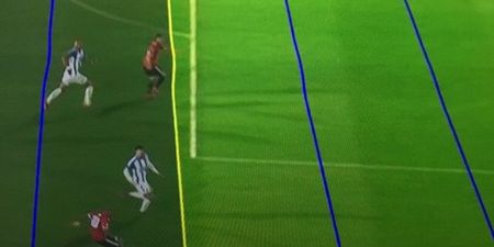 Viewers were absolutely furious at the VAR graphic resulting in Mata being offside