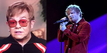 Elton John pronounces Ed Sheeran’s name differently to everyone else on the planet