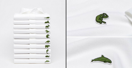 Lacoste has replaced their iconic crocodile on new polos for a very important reason