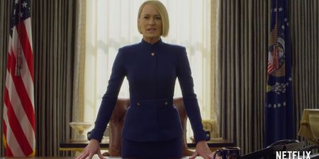 The first teaser trailer for the final season of House of Cards dropped during the Oscars
