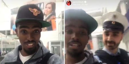 Mo Farah posts footage of himself being “racially harassed” in airport on Instagram