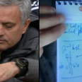 Jose Mourinho gets a lot of stick, but what he wrote down before Rashford’s goal yesterday was pure genius