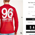 Topman withdraws red ’96’ shirt & issues apology after coming under fire from Liverpool fans