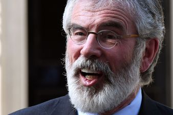 WATCH: CCTV clip shows footage of explosive devices being thrown at Gerry Adams’ home