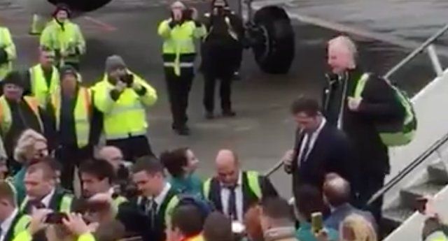 Ireland Rugby Airport Homecoming