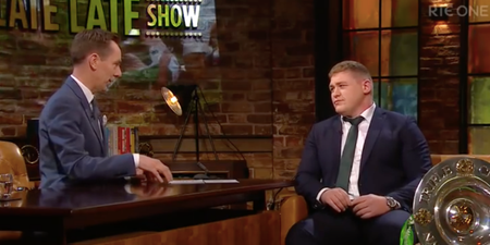 There was a lot of love for Tadhg Furlong on The Late Late Show
