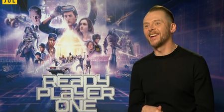 Simon Pegg chats about Ready Player One, working with Spielberg, and that OTHER Simon Pegg