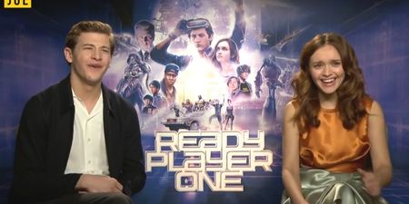 Tye Sheridan and Olivia Cooke get emotional talking about selfie-sticks and “contouring”