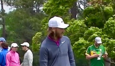 Irish golf fans are flipping out about one man attending the US Masters