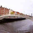 Huge ‘Up the Dubs’ Dublin GAA banner on Ha’penny Bridge up for review by Dublin City Council after criticism