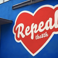 Repeal mural reinstalled on Project Arts Centre wall two years after its removal