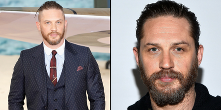 Tom Hardy has shaved his head bald and looks like an angry Harry Hill