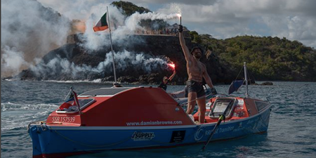 What happened to Damian Browne’s body while rowing the Atlantic is horrible
