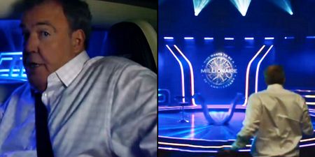 Jeremy Clarkson spins car into studio in first look at new series of Who Wants to be a Millionaire?