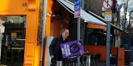 Man confronted while in the act of tearing down ‘Yes’ campaign posters in Limerick
