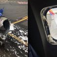 Passenger partially sucked through plane window following mid-flight engine damage