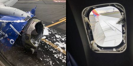 Passenger partially sucked through plane window following mid-flight engine damage