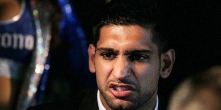 WATCH: Amir Khan’s comeback fight lasted less than 40 seconds