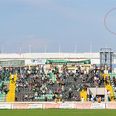 Football fan receives stadium ban, so he hired a crane to watch the game from