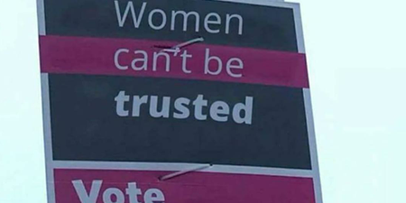 ‘Women Can’t Be Trusted’ posters are fake, LoveBoth campaign confirms