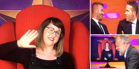 Irish girl on Graham Norton Show has a cracking story about a one night stand in Dublin